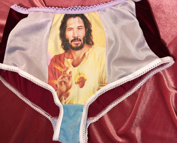 Keanu Reeves Patron St•Tricolor•High Waisted